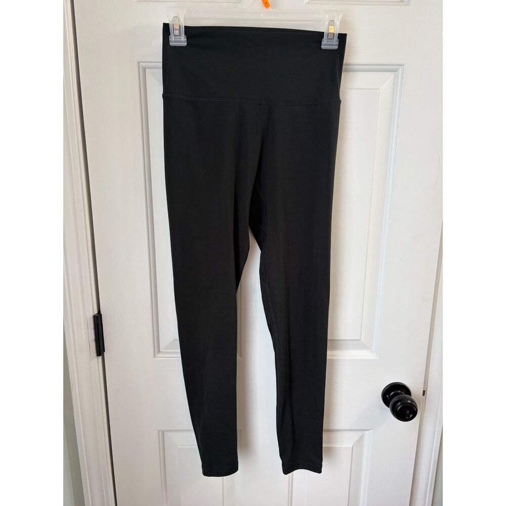 Varley Black Womens Athleisure High Waist Leggings Size Medium